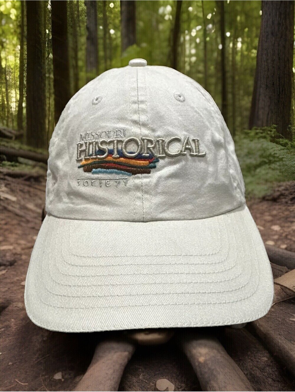 Missouri Historical Society Historic Museum White Baseball Cap